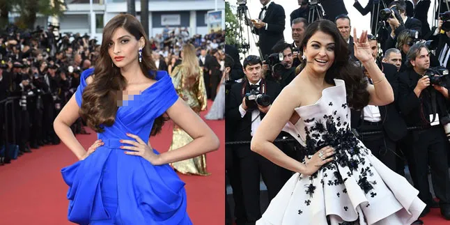 Sonam Kapoor Gantikan Aishwarya Rai, 'Bertabur' Berlian Mewah