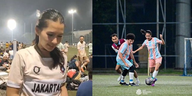 Soraya Rasyid Appears in Public After Rumors of Cheating with Andrew Andika, Enjoying Playing Football