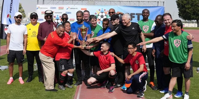 Spain Champion, Indonesia Fair Play Team at the Mini Community World Cup in Qatar