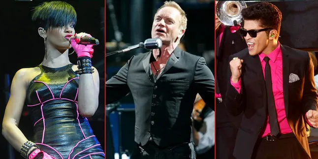 Sting - Rihanna - Bruno Mars Kolaborasi di Grammy Awards 2013!