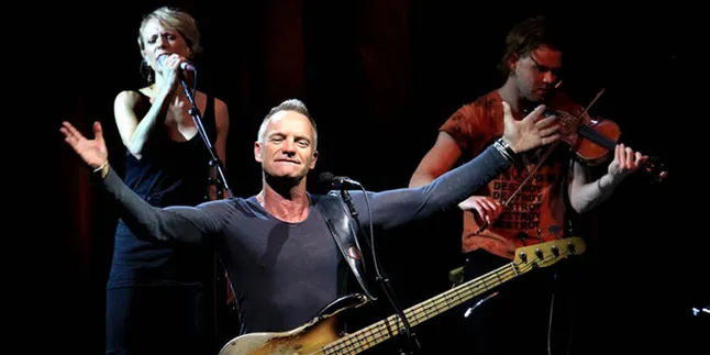 Sting Hipnotis 8000 Penonton di Jakarta Sting Hipnotis 8000 Penonton di Jakarta