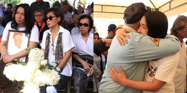 Suasana Haru Keluarga Antar Rudy Badil ke Tempat Peristirahatan Terakhir