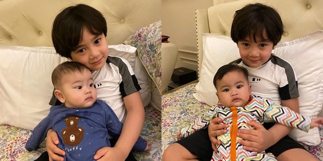 Already Suitable as an Older Brother, Here are 8 Photos of Rafathar's Togetherness with Syahnaz Sadiqah's Twin Children