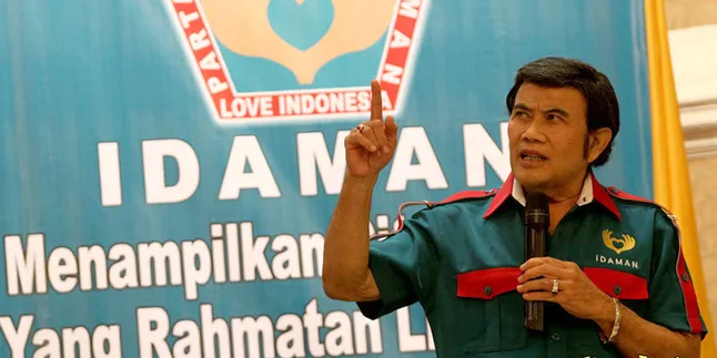 Super Unik! Rhoma Irama Sampaikan Visi & Misi Partai Lewat Lagu