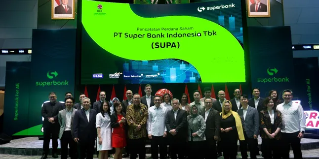 Superbank (SUPA) Resmi IPO, Penawaran Saham Perdana Bank Digital Terbesar di Indonesia