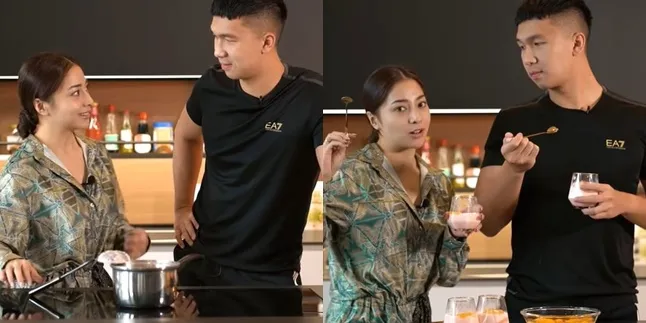 Sweet Kebangetan, Ini 7 Potret Nikita Willy Salting Dilihat Suami Saat Masak