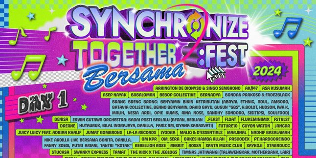 Synchronize Fest 2024 Featured 160 Performers, Check the List and Ticket Prices Here!