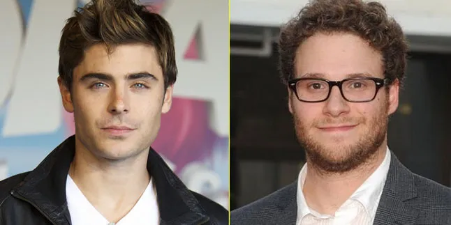 Syuting Bareng, Seth Rogen Tergoda Ketampanan Zac Efron