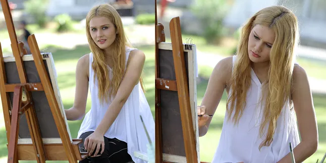 Syuting Film 'MOVE ON' di Pantai, Senk Lotta Nggak Takut Hitam