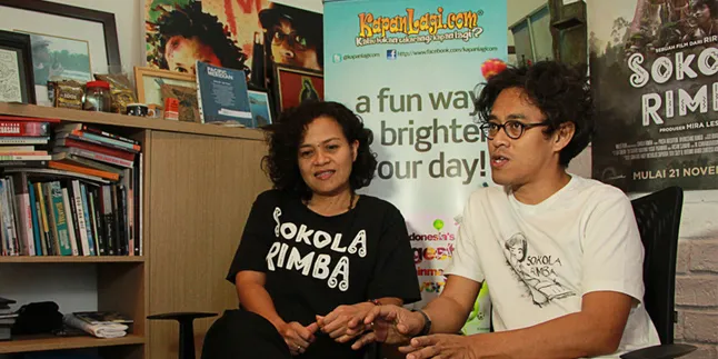 Syuting 'Sokola Rimba' Riri Riza Hidup Tanpa Handphone