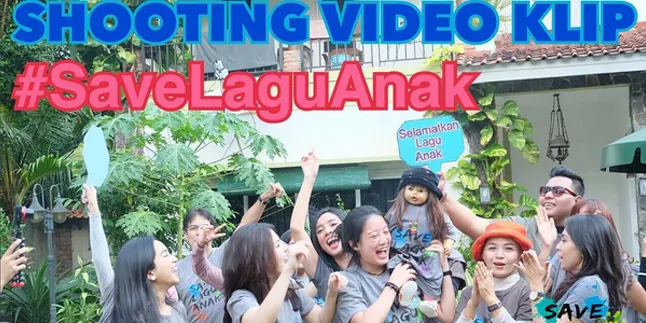 Syuting Video Klip Save Lagu Anak Bikin Kamu Kangen Era '90-an