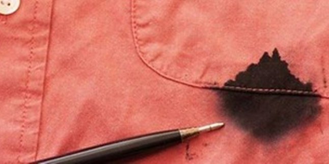 Not Enough with Regular Washing, Here are 6 Easy Ways to Remove Ink Stains from Clothes