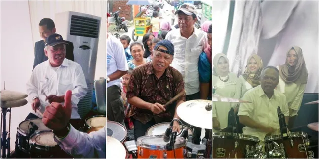 Tak Disangka, Salah Seorang Menteri Jokowi Mahir Main Drum