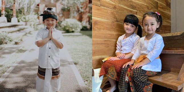 Equally Enchanting as Ashanty - Aurel Hermansyah, Here are 8 Adorable Portraits of Arsy & Arsya Wearing Balinese Traditional Costumes