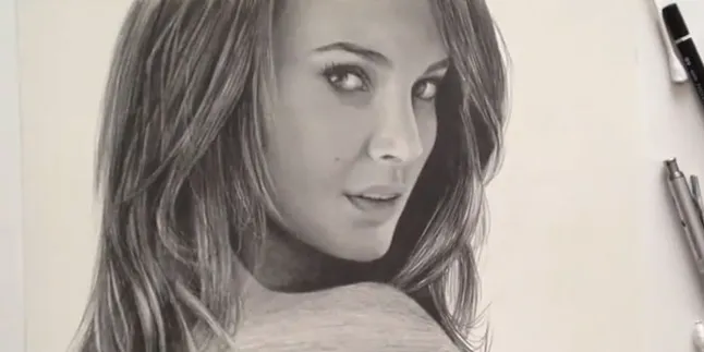 Tak Sampai 3 Menit, Wajah Natalie Portman Tergambar Sempurna!
