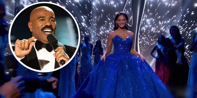 Takut Salah, Steve Harvey Disodori Kacamata Oleh Pia Wurtzbach Takut Salah, Steve Harvey Disodori Kacamata Oleh Pia Wurtzbach