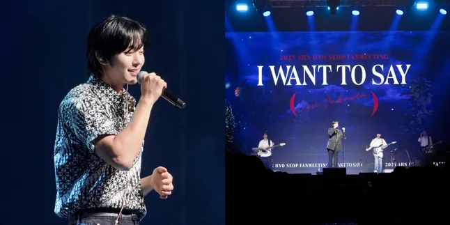 Stunningly Dressed in Batik, Ahn Hyo-seop Greets Pauljjak Indonesia at the Exclusive Fanmeeting 'I WANT TO SAY (Love, Jakarta)'