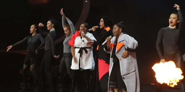 Tampil Secara Trio Bawakan 'Bang Bang', Joan, Ayu dan Maria Dapat Pujian Juri Tampil Secara Trio Bawakan 'Bang Bang', Joan, Ayu dan Maria Dapat Pujian Juri