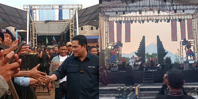 Without Command, Abdee Slank Suddenly Held by Erick Thohir to Reveal Successful Entrepreneur Tips at Simpedes People's Party 2023