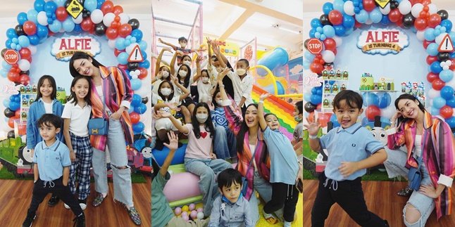 Still Festive Even Without Aldi Bragi, Here are 8 Photos of Ririn Dwi Ariyanti Celebrating Her 3rd Child's Birthday