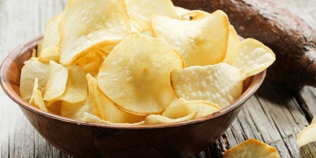 Without Baking Soda and Lime, Cassava Chips Become Crispier