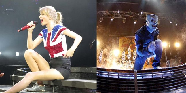 Taylor Swift dan Slipknot, Persaingan Sengit Musik Pop dan Metal!