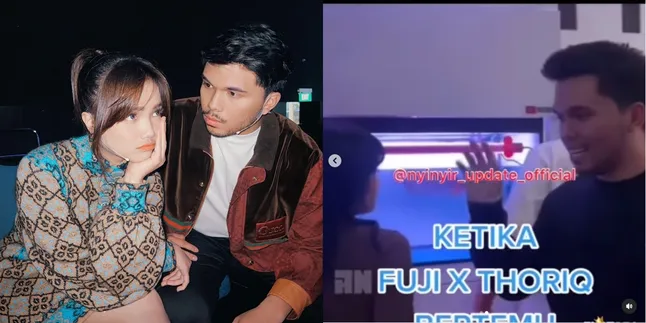 Tegas dan Berkelas, Ini Potret Momen Sikap Dingin Fuji Ketika Ketemu Thariq Halilintar - Tak Ada Teguran Hingga Banjir Pujian