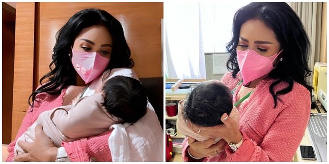 Visiting Her Grandchild at the Hospital, Krisdayanti Says Baby A Will Return Tomorrow