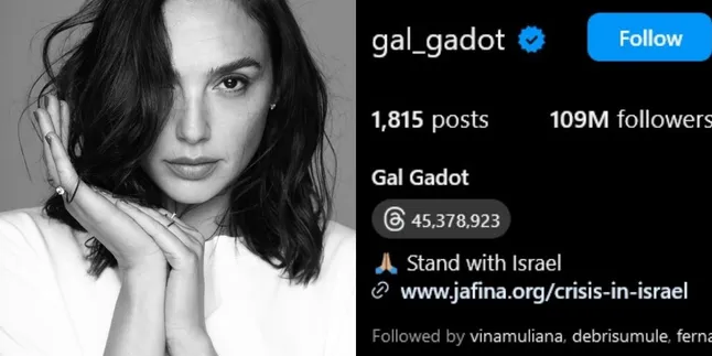 Terang-terangan Membela Israel, Akun Instagram Gal Gadot Dipenuhi Cibiran dan Komentar dari Netizen - Berasa Wonder Woman!