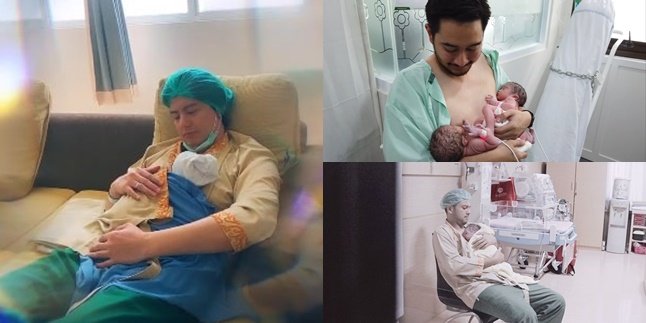 7 Touching Photos of Male Celebrities Embracing Their Newborn Children, Latest Roger Danuarta