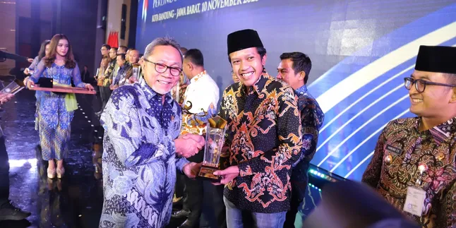 Terima Penganugerahan dan Penghargaan dari Kementerian Perdagangan RI, Kabupaten Trenggalek Jadi Daerah Tertib Ukur untuk Kedua Kali