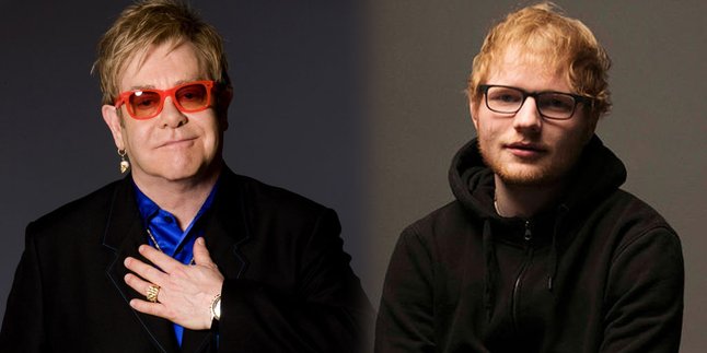 Terlalu Sering Tampil, Elton John Minta Ed Sheeran Pergi Liburan