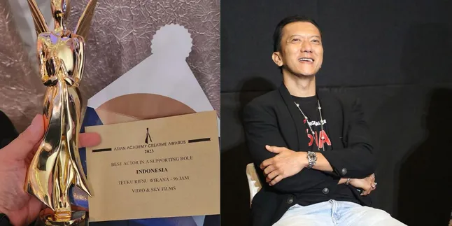 Teuku Rifky Wikana menang penghargaan 'Best Actor In Supporting Role' di Ajang Asian Academy Awards 2023