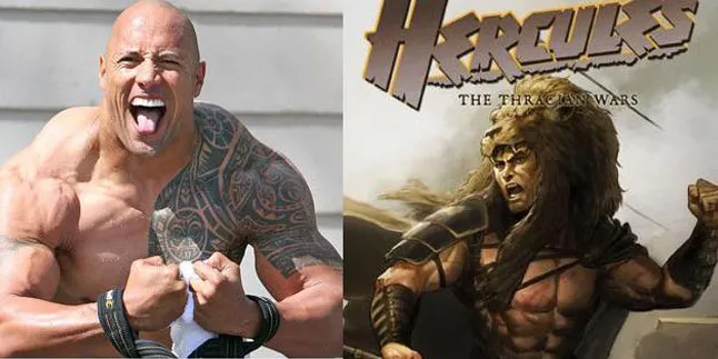 The Rock Bocorkan Gambar Terbaru 'HERCULES'