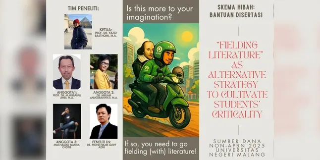 Tim Universitas Negeri Malang Optimalkan Pemahaman Mahasiswa Pada Karya Sastra Melalui 'Fielding Literature'