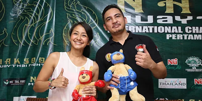 Tinggalkan Dunia Hiburan, Amara dan Frans Serius di Muay Thai