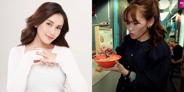 Refuses to Be Given Free Food While Snacking in Blok M, Ayu Ting Ting Flooded with Praise from Netizens