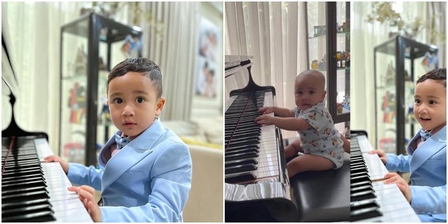 Rayyanza's Transformation Playing Piano, Once Played Piano in Diapers, Now Appears Elegant in a Suit