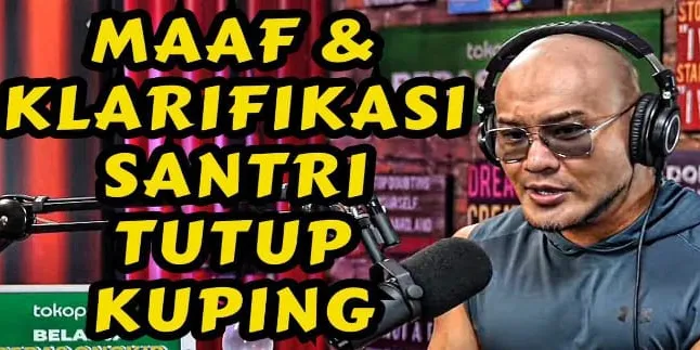 Tuai Kontroversi, Deddy Corbuzier Minta Maaf Atas Komentar Yang Ia berikan Kepada Para Santri