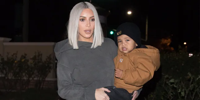 Tulis Ucapan Ultah Manis, Kim Kardashian Unggah Foto Lucu Saint West
