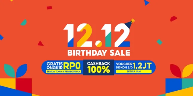 Tungguin 12 Desember, Ada Puncak Kemeriahan Shopee 12.12 Birthday Sale Lho!