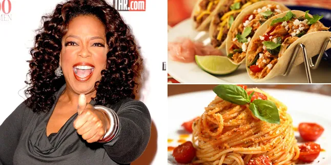 Turun 18kg! Diet Enak Ala Oprah Winfrey, Makan Tacos - Pasta