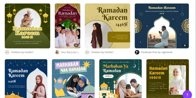 Tutorial Buat Twibbon Marhaban Ya Ramadan 2025 di Canva, Mudah dan Gratis