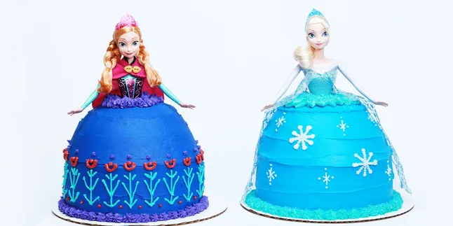 Tutorial Membuat Kue Tart 'FROZEN', Simple Bikin Laper!