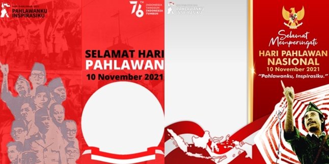 53 Twibbon Hari Pahlawan 2021 Free Link Download, Pasang Buat Status di Sosial Media