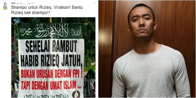 Twit Kontroversial Uus Soal Shampoo Habib Rizieq, Berujung Ricuh Twit Kontroversial Uus Soal Shampoo Habib Rizieq, Berujung Ricuh