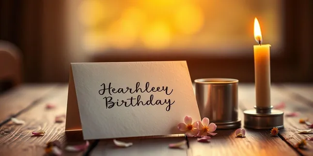 Ucapan Selamat Ulang Tahun yang Menyentuh Hati