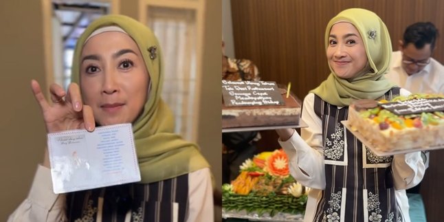 51st Birthday, Desy Ratnasari Shares the Gifts Received - There’s a Serving of Nasi Liwet