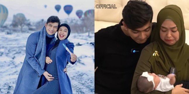 Announcing Pregnancy - Practicing Parenthood, Here are 7 Moments of Ria Ricis Holding Aurel Hermansyah and Atta Halilintar's Child