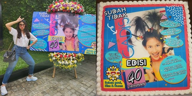 At 40 Years Old, Here are 9 Latest Photos of Dian Sastrowardoyo who Still Looks Young - Her Birthday Cake is Different from Most People's